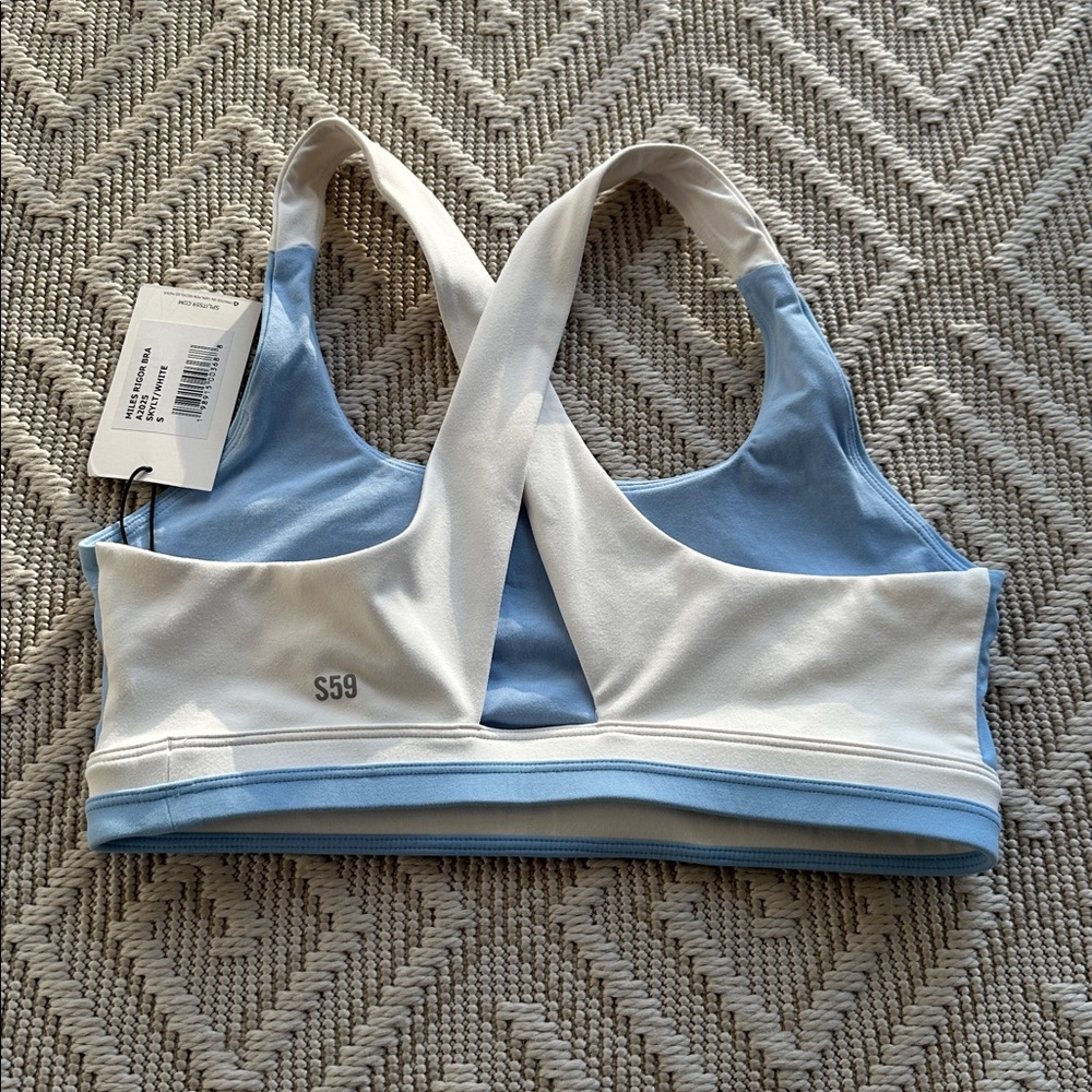 Splits59 Miles Rigor Bra - Skylight/White *NWT - Picture 4 of 8